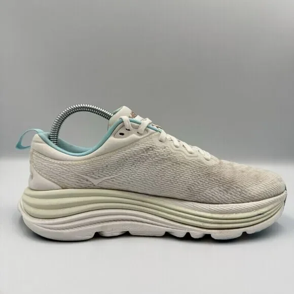 Hoka One One Gaviota 5 Women's Size 8B White Running Shoes Sneakers 1134235 FTRS - Picture 4 of 8